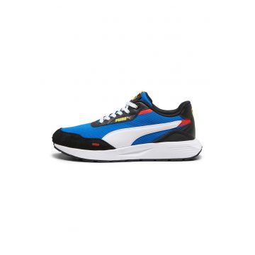 Pantofi sport de piele ecologica si plasa Runtamed