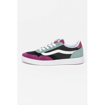 Pantofi sport de piele intoarsa cu insertii de panza Cruze