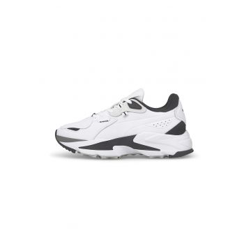Pantofi sport din piele ecologica cu garnituri din piele intoarsa Orkid