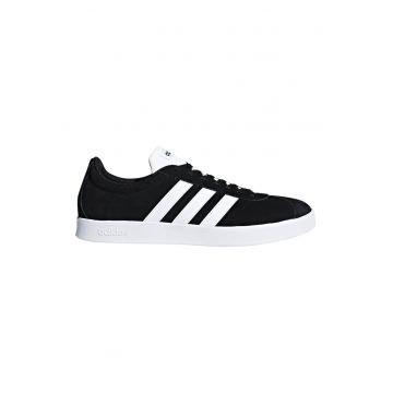 Pantofi sport din piele intoarsa cu amortizare VL Court 2.0