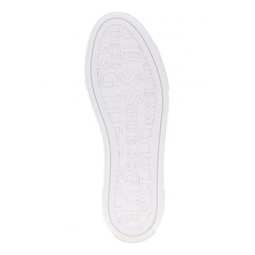 Pantofi sport flatform de piele ecologica cu logo