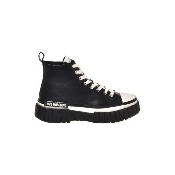 Pantofi sport high-cut de piele