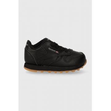 Reebok Classic sneakers pentru copii CL LTHR culoarea negru