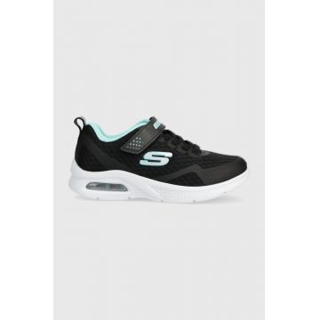 Skechers sneakers pentru copii MICROSPEC culoarea negru