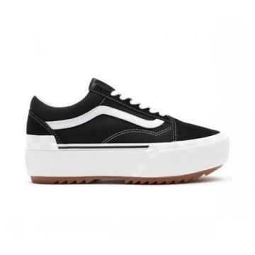 Tenisi femei Vans Old Skool Stacked VN0A4U155ZN1, 37, Negru