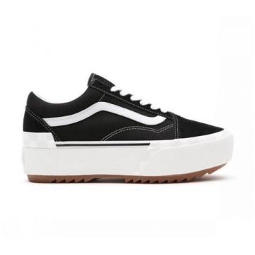 Tenisi femei Vans Old Skool Stacked VN0A4U155ZN1, 38.5, Negru