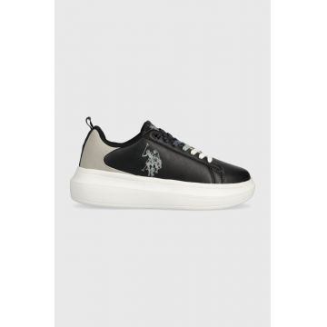 U.S. Polo Assn. sneakers pentru copii culoarea negru