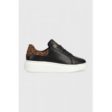 Barbour sneakers din piele B.Intl Amanza culoarea negru, LFO0610BK32