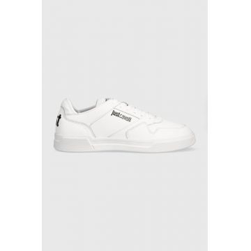 Just Cavalli sneakers din piele culoarea alb, 75QA3SB6 ZP381 003