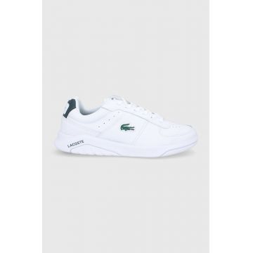 Lacoste Ghete de piele culoarea alb