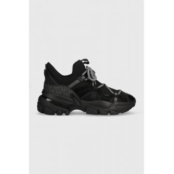 Michael Kors sneakers Sahara culoarea negru, 42H3SRFS1D