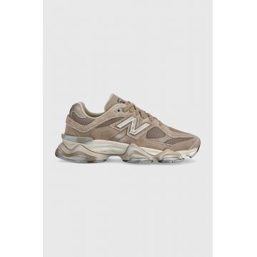 New Balance sneakers din piele intoarsă U9060PB culoarea maro