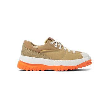 Pantofi sport cu aspect masiv si detalii de piele intoarsa Teix 601