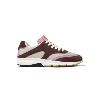 Pantofi sport cu insertii de piele intoarsa si piele Drift 1403