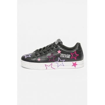 Pantofi sport cu insertii din piele
