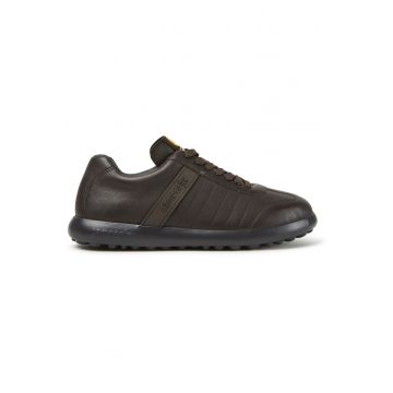 Pantofi sport de piele Pelotas XLF 257 - Maro inchis