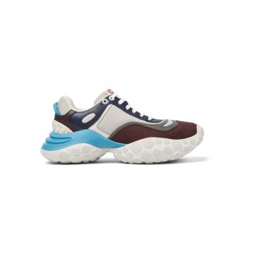 Pantofi sport din piele cu garnituri din material textil Pelotas Mars 1197 - Maro/Gri/Albastru