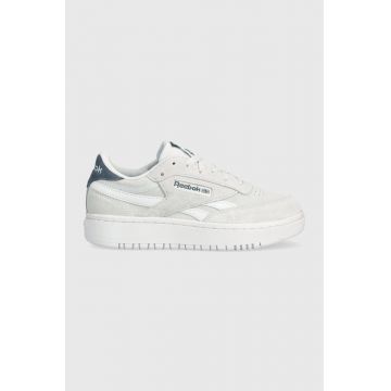 Reebok Classic sneakers din piele CLUB C culoarea gri