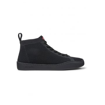 Tenisi medii cu aspect tricotat Peu Touring 1451 - Negru