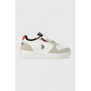 U.S. Polo Assn. sneakers pentru copii culoarea alb
