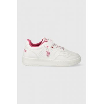 U.S. Polo Assn. sneakers pentru copii culoarea alb