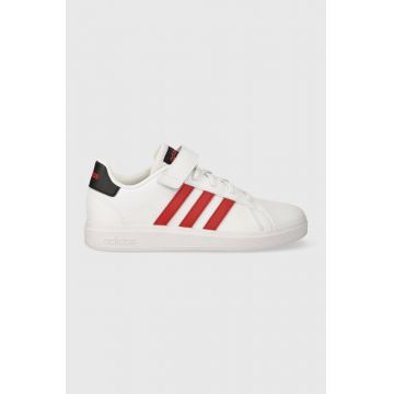 adidas sneakers pentru copii GRAND COURT 2.0 EL culoarea alb