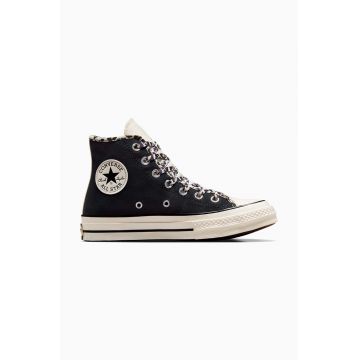 Converse tenisi Chuck 70 femei, culoarea negru, A05356C