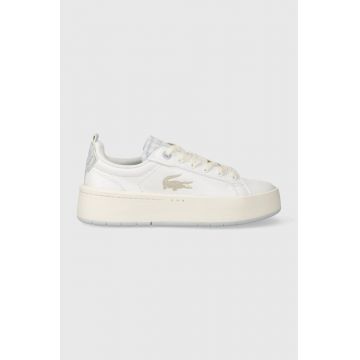 Lacoste sneakers din piele CARNABY PLAT 223 1 SFA culoarea alb, 46SFA0033