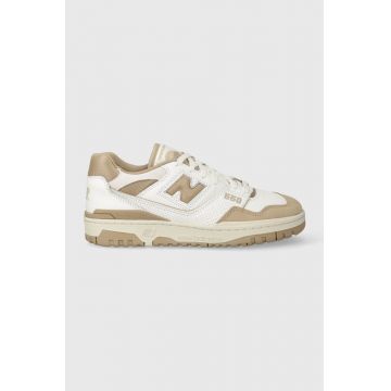 New Balance sneakers BB550NEC culoarea alb