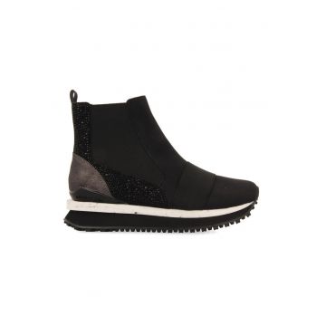 Pantofi sport wedge slip-on Eggedal - Negru