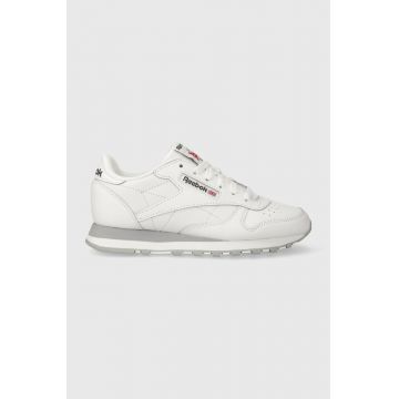 Reebok Classic sneakers pentru copii CL LTHR culoarea alb