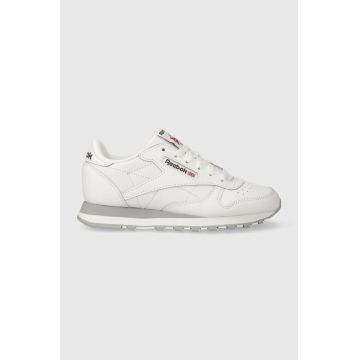 Reebok Classic sneakers pentru copii CL LTHR culoarea alb