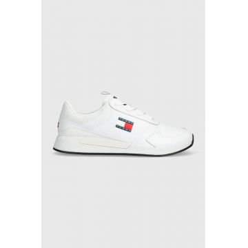 Tommy Jeans sneakers TOMMY JEANS FLEXI RUNNER culoarea alb, EM0EM01409