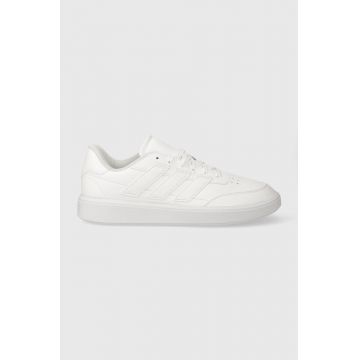 adidas sneakers COURTBLOCK culoarea alb