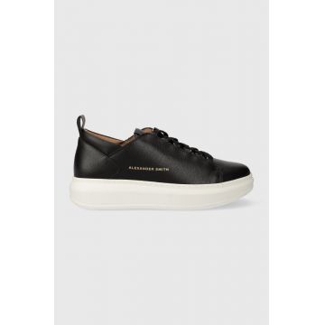 Alexander Smith sneakers din piele culoarea negru