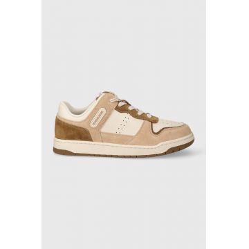 Coach sneakers din piele C201 culoarea bej, CR955