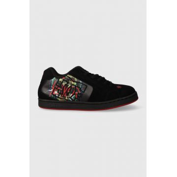DC sneakers x Slayer culoarea negru