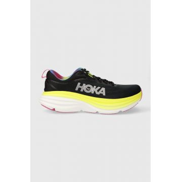 Hoka One One pantofi de alergat Bondi 8 culoarea negru