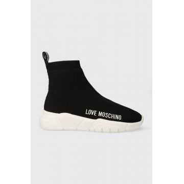Love Moschino sneakers RUNNING35 culoarea negru, JA15343G0HIZ4000