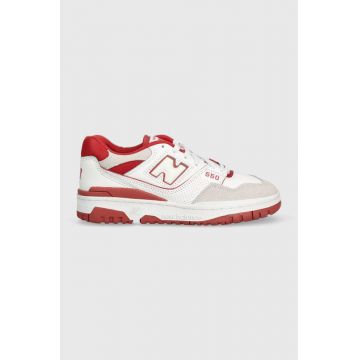 New Balance sneakers 550 culoarea alb BB550STF