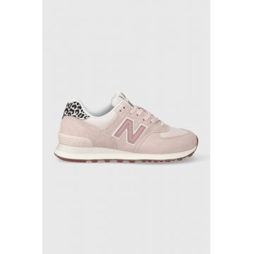 New Balance sneakers 574 culoarea roz