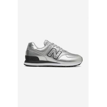 New Balance sneakers culoarea argintiu, WL574PN2 WL574PN2-PN2