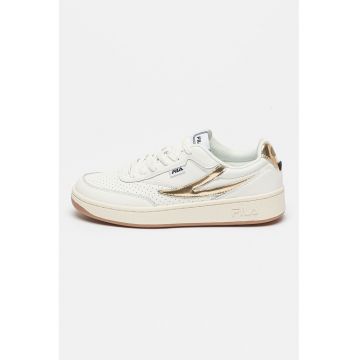 Pantofi sport de piele cu varf rotund Sevaro