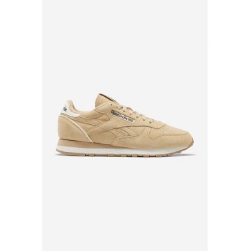 Reebok Classic sneakers din piele întoarsă Leather 1983 culoarea bej GY9885-beige