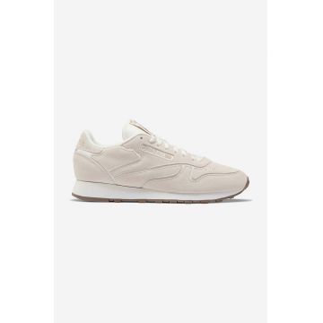 Reebok Classic sneakers din piele întoarsă Reebok Classic Leather HQ7139 culoarea bej HQ7139-beige