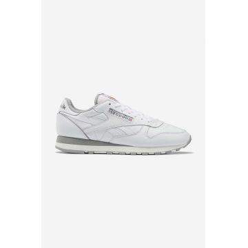 Reebok Classic sneakers din piele Leather culoarea alb, GY9877 GY9877-white