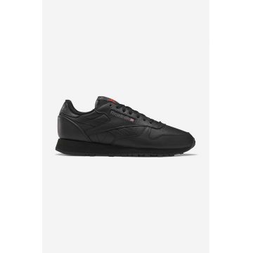 Reebok Classic sneakers din piele Leather Vintage culoarea negru GY9878-black