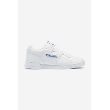 Reebok Classic sneakers Workout Plus culoarea alb HP5909-white