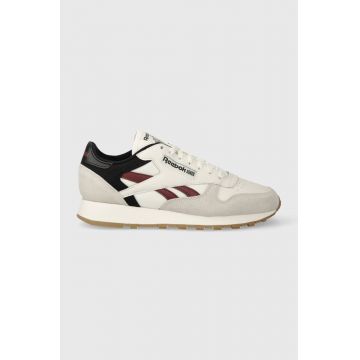 Reebok sneakers din piele Classic Leather culoarea gri