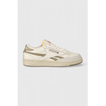 Reebok sneakers din piele Club C Revenge culoarea bej